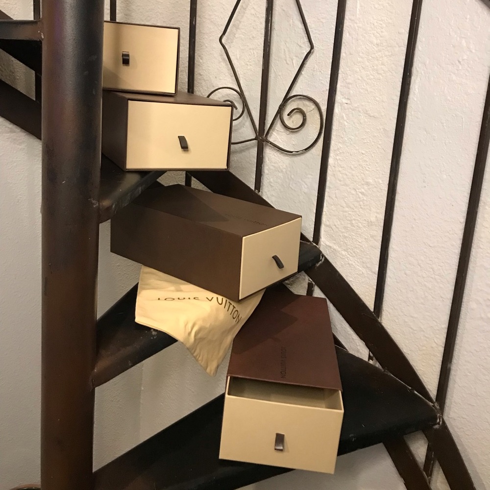 4 Louis Vuitton Shoe Boxes